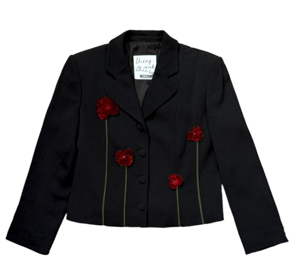 Moschino Black Jacket | Size 10